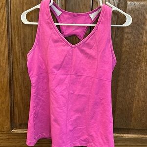 Athleta pink tank top, size medium